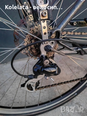 28" алуминиев градски трекинг велосипед L размер, снимка 4 - Велосипеди - 46476742