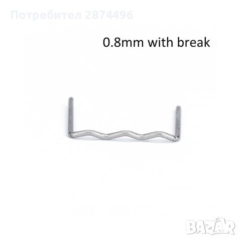 4001 Скоби за лепене на пластмаса - комплект 100 броя, снимка 6 - Други инструменти - 42150987