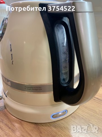 Електрическа кана KitchenAid Artisan, 2400W, 1.5 л, Крем, снимка 5 - Други - 42627623