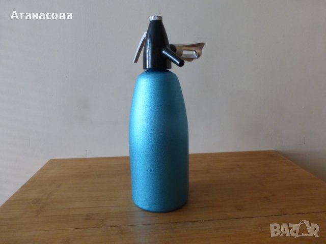 Сифон за газирана вода син, снимка 2 - Други стоки за дома - 41045490