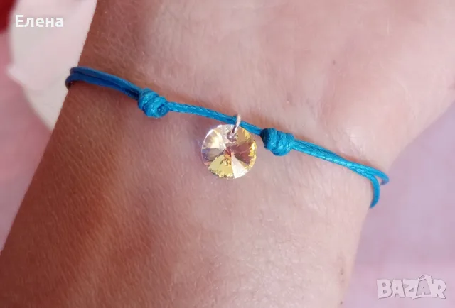 Гривни с кристали на Сваровски , снимка 2 - Гривни - 50130192