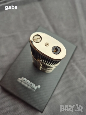 Луксозна запалка за пури JOBON с подарък резачка,три цвята, снимка 12 - Запалки - 52203762