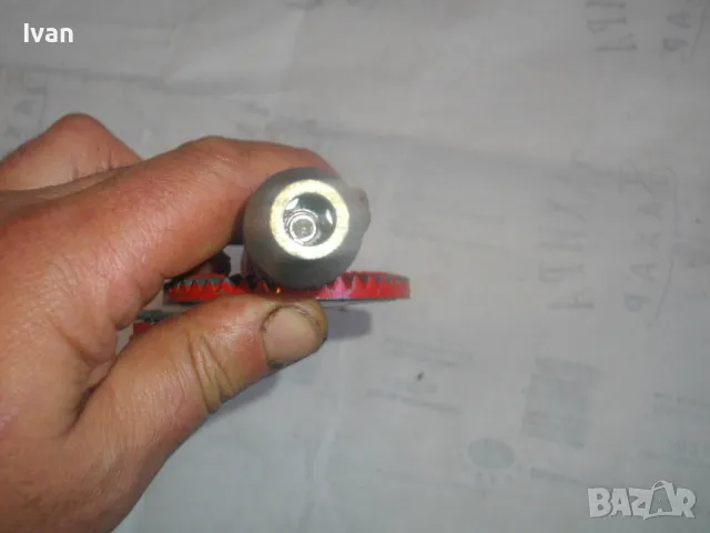 240мм ф10мм ФРГ WEST GERMANYСТАРО КАЧЕСТВО МАЛКА РЪЧНА ДРЕЛКА МАТКАП ПОЧТИ НОВА ОТЛИЧНА, снимка 6 - Други инструменти - 48305576