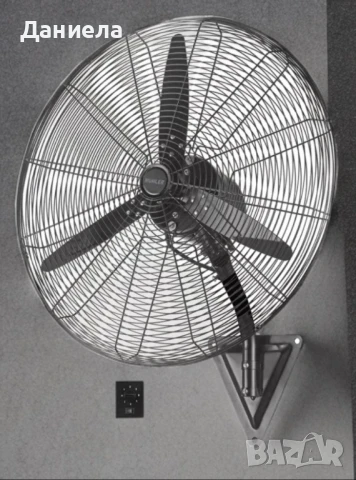 Вентилатор стенен 26''/30" Muhler, 160W, индустриален, снимка 3 - Вентилатори - 50563633
