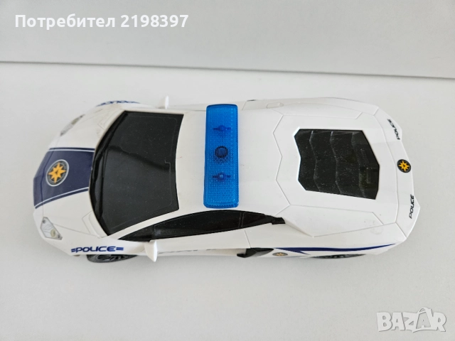 Детска играчка полицейска кола, снимка 6 - Коли, камиони, мотори, писти - 51549238