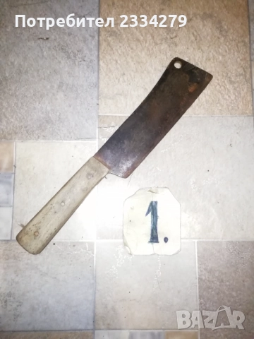 Антични сатър, нож, масат, рукан, копач. , снимка 2 - Антикварни и старинни предмети - 51762665