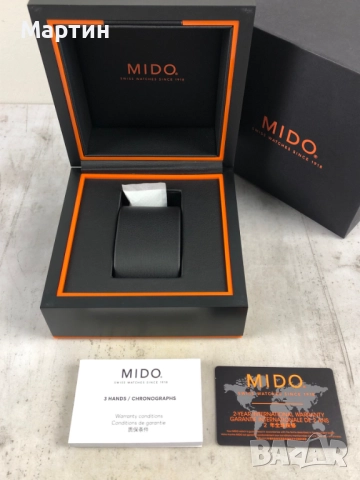 Автоматичен часовник - MIDO - Baroncelli Signature - Auto - 39 мм - M037.407.36.031.01, снимка 9 - Мъжки - 52415728