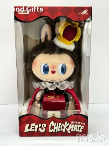 Голямо Labubu Let’s Checkmate The Monsters 40см, Голямо Лабубу 