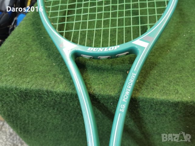 Стара ракета за тенис на корт Dunlop, Steffi Graf , снимка 9 - Тенис - 39385317
