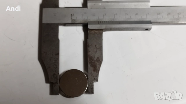 Магнити - малки кръгли 25/2,5 мм с шпилка , снимка 4 - Други инструменти - 53477485