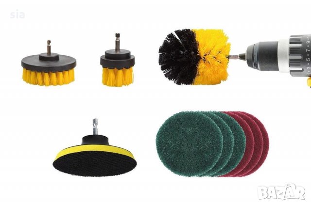 Комплект четки и филцове за почистване - 10 бр. , снимка 4 - Аксесоари и консумативи - 34378252