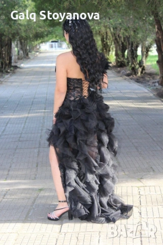 Елегантна официална рокля - Черна , снимка 2 - Рокли - 53033300