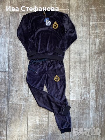 Спортно елегантен нов сет комплект от две части анцунг плюш кадифе плюшен детски костюм 11 12 години, снимка 8 - Детски комплекти - 42677741
