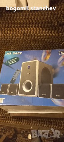 Aктивни с усилвател 5+1 и дистанционно тонколони Watson100W 6бр. С суббуфер, снимка 2 - Тонколони - 41766371