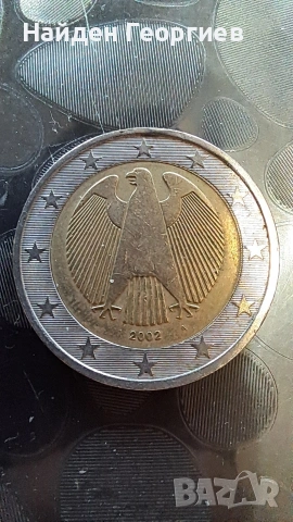 Германска монета от 2 евро с буквата А , снимка 2 - Други ценни предмети - 53791057