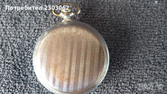 Стар джобен часовник Saturn Unf Ruhla, снимка 4 - Джобни - 55977815