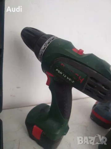 Винтоверт BOSCH GSR12VSH-2  12V  2.0Ah Комолект: боди, 2 батерии, зарядно и куфар. Made in GERMANY Б, снимка 5 - Винтоверти - 49605433