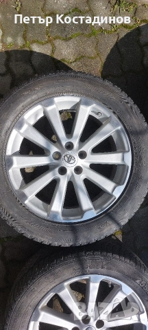 Оригинални алуминиеви джанти за Toyota 19" 5x114,3, снимка 3 - Гуми и джанти - 53159360