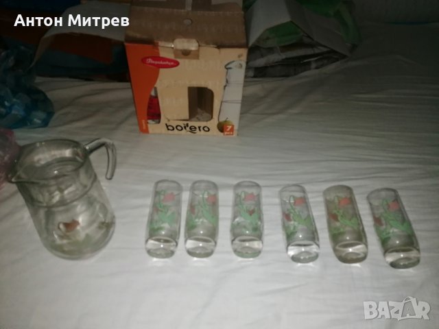 Продавам непипан турски сервиз от 7 части = 6 чаши + 1 кана за напитки, снимка 2 - Сервизи - 41838473