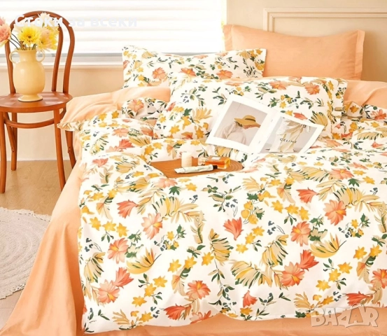 Двулицево спално бельо , снимка 2 - Спално бельо - 52953799