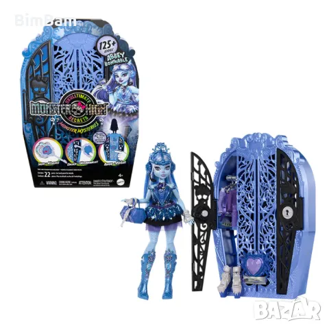 Оригинална кукла Monster High® Abbey Bominable с гардероб Skulltimate Secrets™