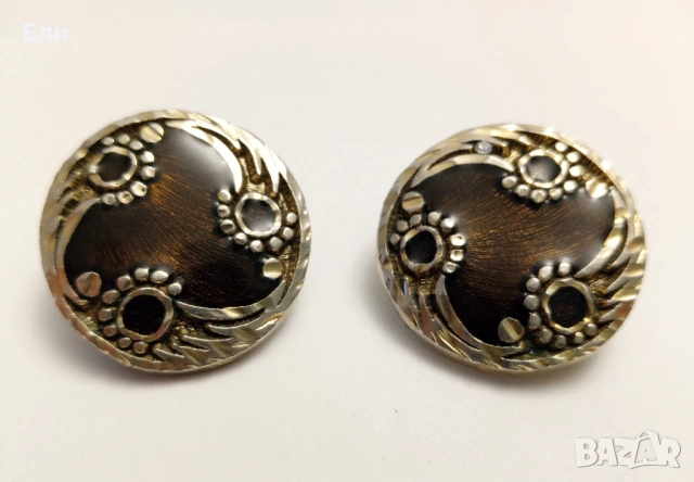 Обеци,,Абанос,,Клипс.