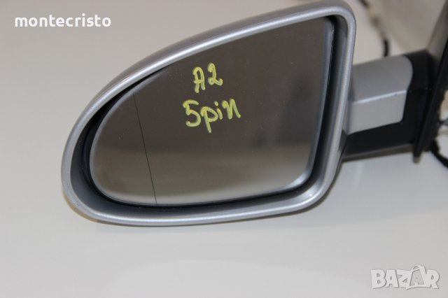 Ляво електрическо огледало Audi A2 (2000-2005г.) 5 пина / ✔️Цвят: Светло сив, снимка 2 - Части - 41942529