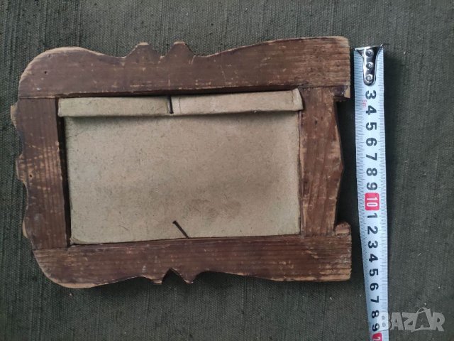 Продавам снимка Граничар  с куче в рамка  , снимка 3 - Други ценни предмети - 39477753