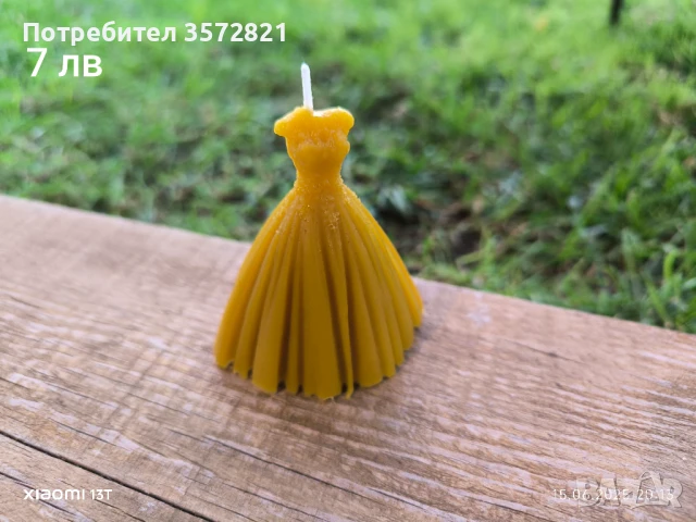 Ръчно изработени свещи от чист пчелен восък., снимка 9 - Декорация за дома - 50923127