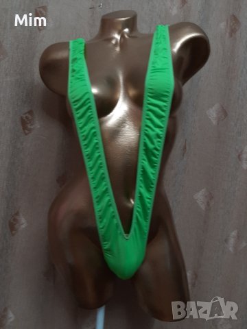 Мъжка неоново зелена плувка гащеризон , снимка 5 - Бански - 41463621