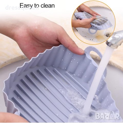 Малка силиконова форма за еър фрайър 4087, снимка 12 - Други стоки за дома - 41954992