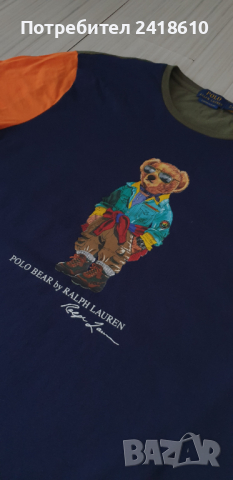 POLO Ralph Lauren Bear Custom Slim Fit Cotton Mens Size XL  ОРИГИНАЛ! Мъжка Тениска!, снимка 11 - Тениски - 44516994