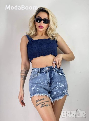 Дамски къси дънки 