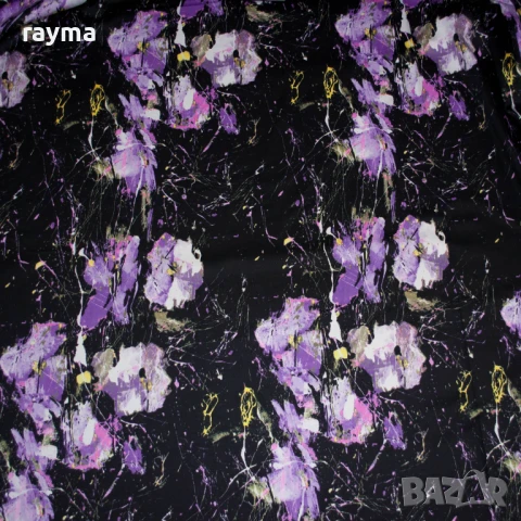 -40% Плат италиански памучен еластичен поплин принт цветя, снимка 2 - Рокли - 50896519