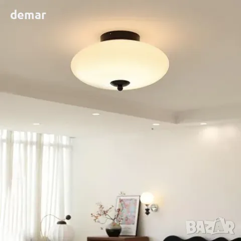 LED осветително тяло за вграждане, 12 W, бяло стъкло и черна основа, снимка 5 - Други стоки за дома - 56228564