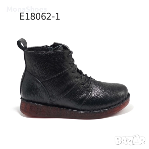 Дамски боти есесвена кожа код 18062