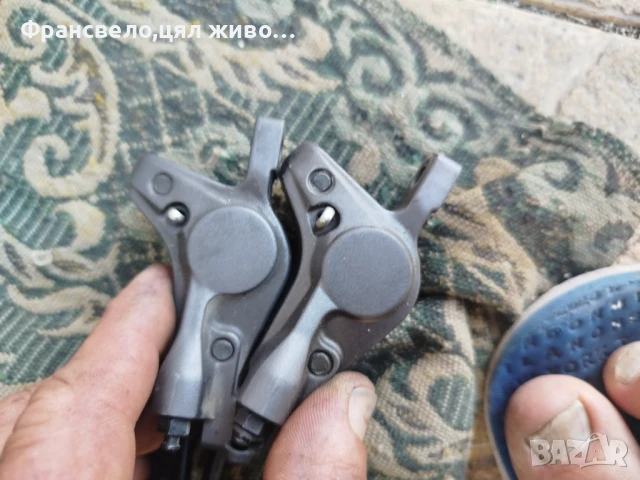 Хидравлични спирачки за велосипед колело Shimano deore slx , снимка 4 - Части за велосипеди - 51090075