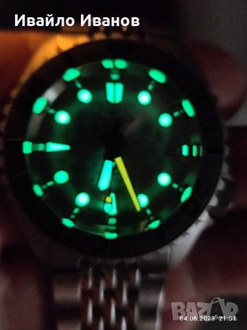 Часовник Seiko SKX007 mod metallic dial, снимка 3 - Мъжки - 40958931