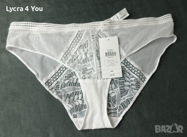 Нови френски тюлени бикини с дантела и красив колан на талията L/XL