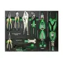 Количка шкаф с инструменти с 7 чекмеджета 5 пълни – Rockforce RFGREEN, снимка 6