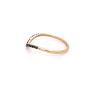 Златен дамски пръстен 0,89гр. размер:56 14кр. проба:585 модел:22111-6, снимка 3