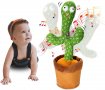 Интерактивна забавна играчка пеещ и танцуващ кактус, снимка 2