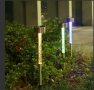 Соларна лампа със сменящи се цветове, имитираща водни мехурчета, снимка 2