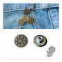 Метални копчета за дънки - 14мм, 17мм - 10бр, снимка 4
