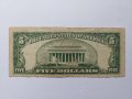 5 долара от 1950, снимка 2