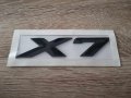 черни емблеми лога BMW X7