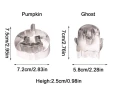 Духче Тиква с лице метална форма резец Хелоуин Halloween, снимка 3