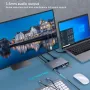 Нов 12-в-1 USB 3.0 докинг станция с двоен HDMI дисплей 6*USB порта SD TF четец, снимка 5