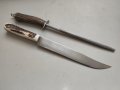 Sabatier Френски комплект нож масат Рог, снимка 4