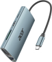 Acer USB C хъб с 4k HDMI, 9-в-1 USB C към Ethernet адаптер, 5Gbps USB-A 3.1 докинг станция, PD 100W